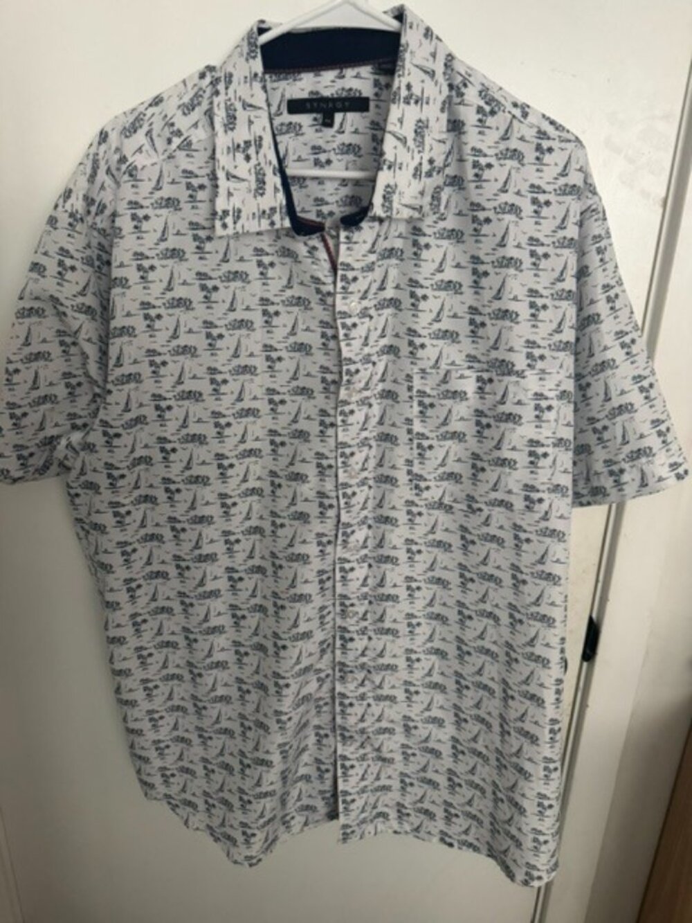 SHIRT SALE!!!!! Men's Synergy Short Sleeve Casual Dress Shirt - 1XL